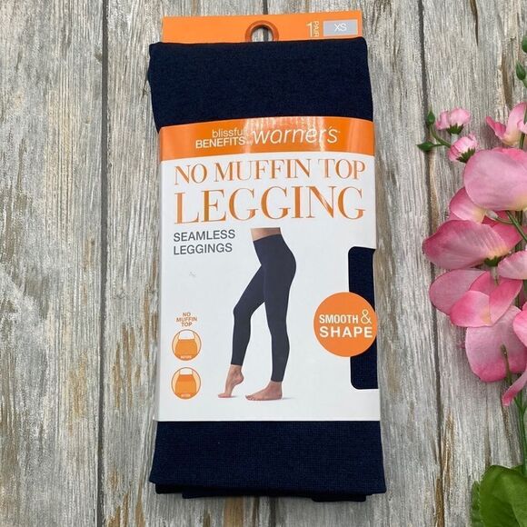 WOMEN’S NO MUFFIN Top Twill Seamless Shaping Leggings Size XS - Picture 1 of 7